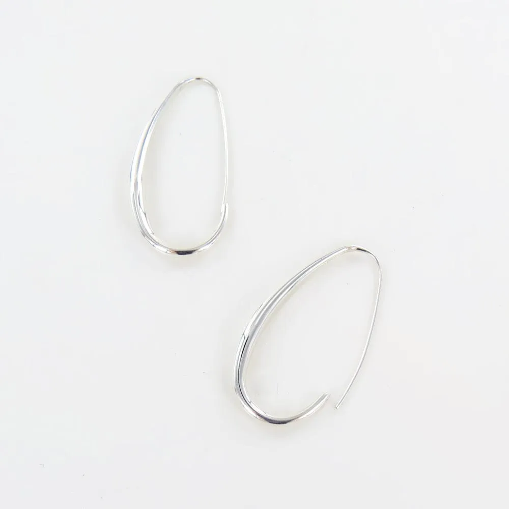 Oval Hoop Earrings
