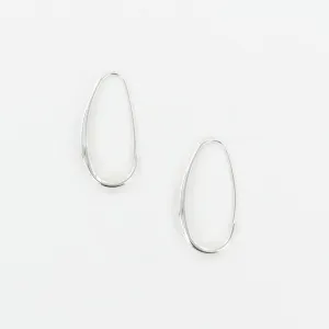 Oval Hoop Earrings