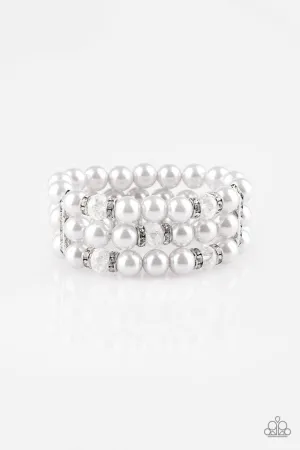 Paparazzi Bracelet ~ Undeniably Dapper - Silver