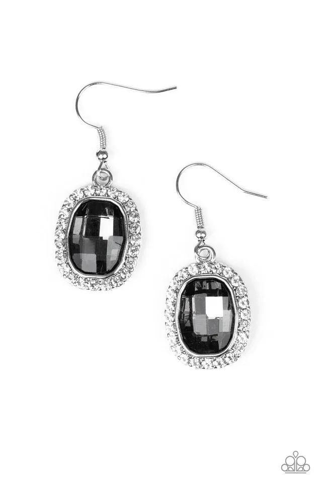Paparazzi Earring ~ The Modern Monroe - Silver
