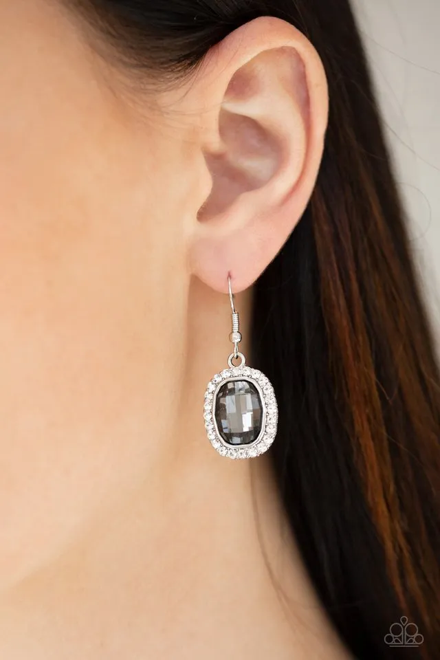 Paparazzi Earring ~ The Modern Monroe - Silver