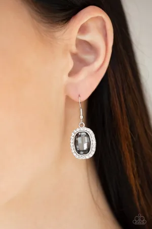 Paparazzi Earring ~ The Modern Monroe - Silver