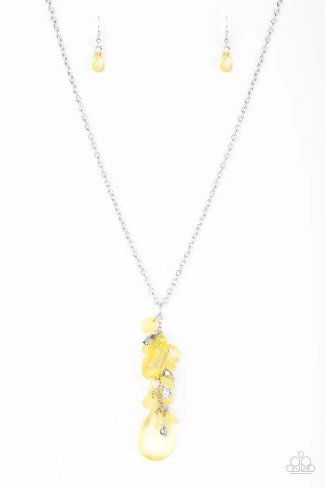 Paparazzi Necklace ~ Summer Solo - Yellow