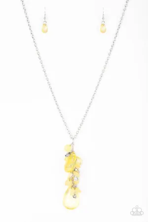 Paparazzi Necklace ~ Summer Solo - Yellow