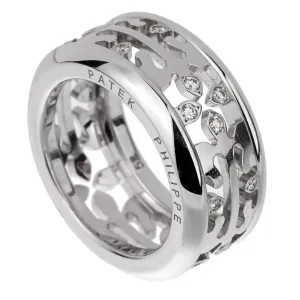 Patek Philippe Calatrava Diamond White Gold Ring