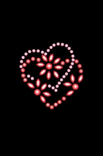 Pink & Red Flower Heart Bandana- Many Colors