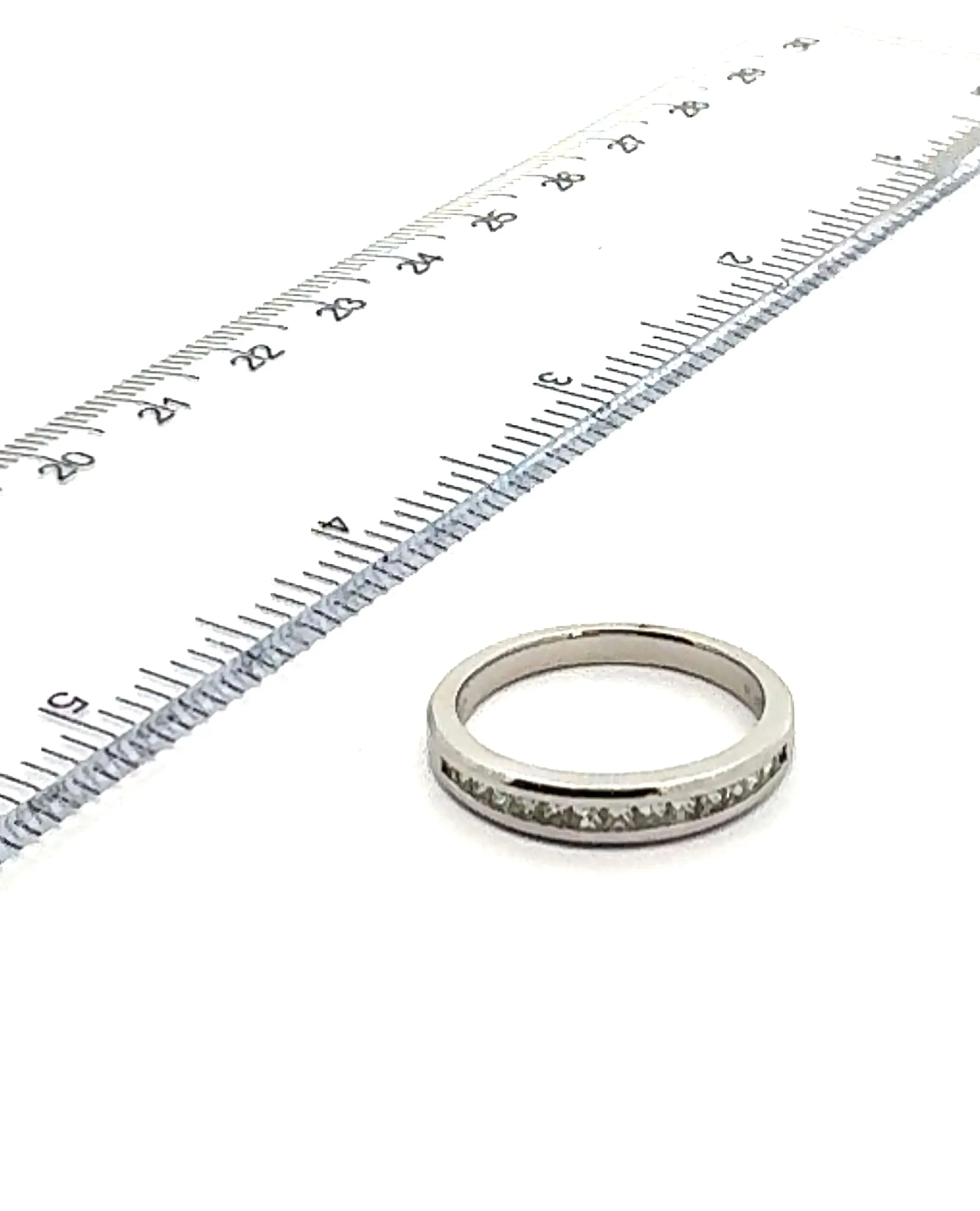Platinum Scott Kay 'Contemporary' Band- Size 6.5