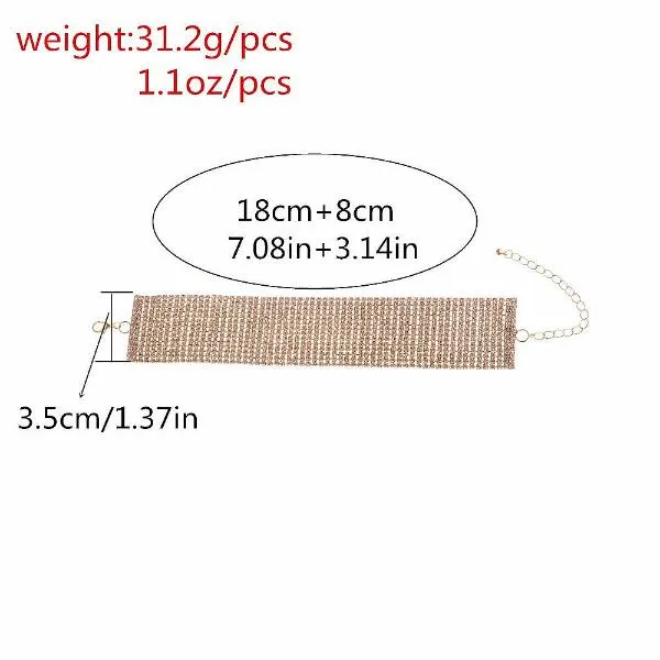 Rhinestone Anklet Bracelet Chain
