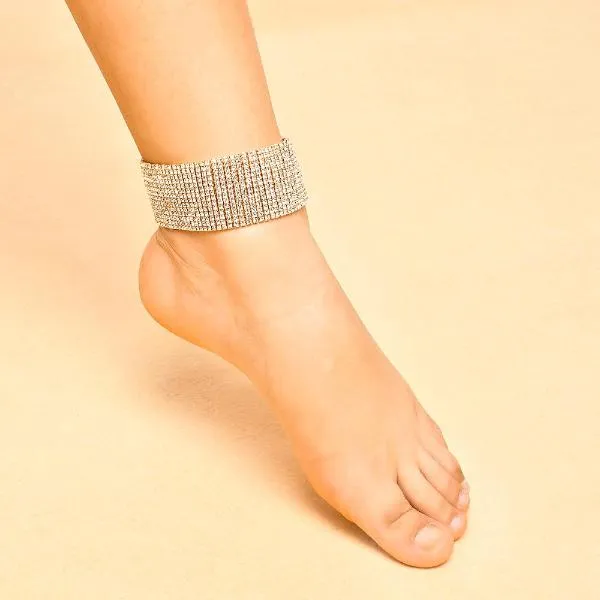 Rhinestone Anklet Bracelet Chain