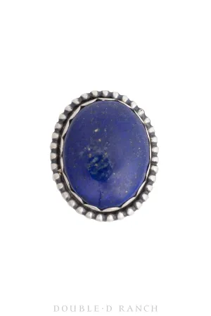 Ring, Natural Stone, Lapis, Single Stone, Contemporary, 1212B