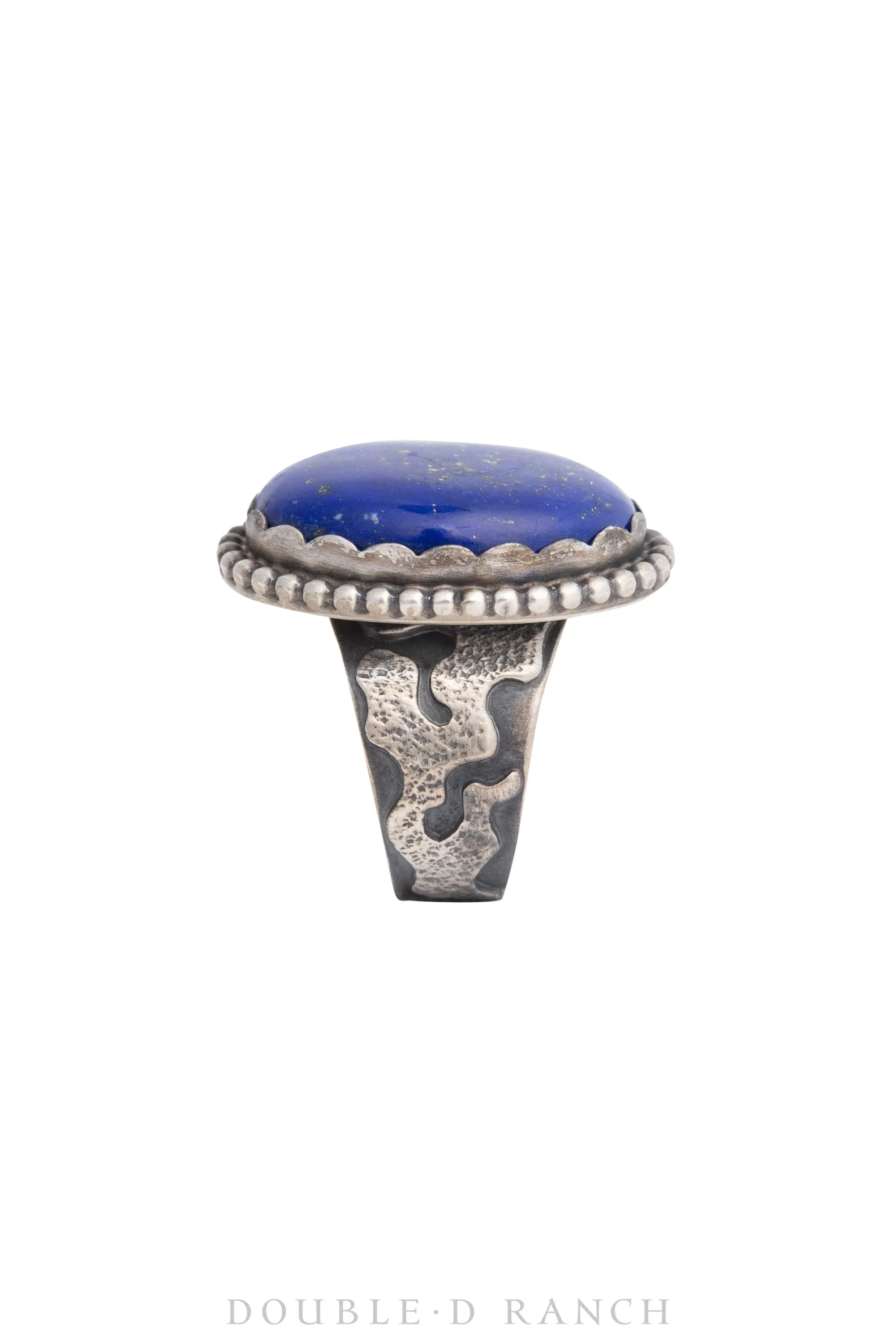 Ring, Natural Stone, Lapis, Single Stone, Contemporary, 1212B