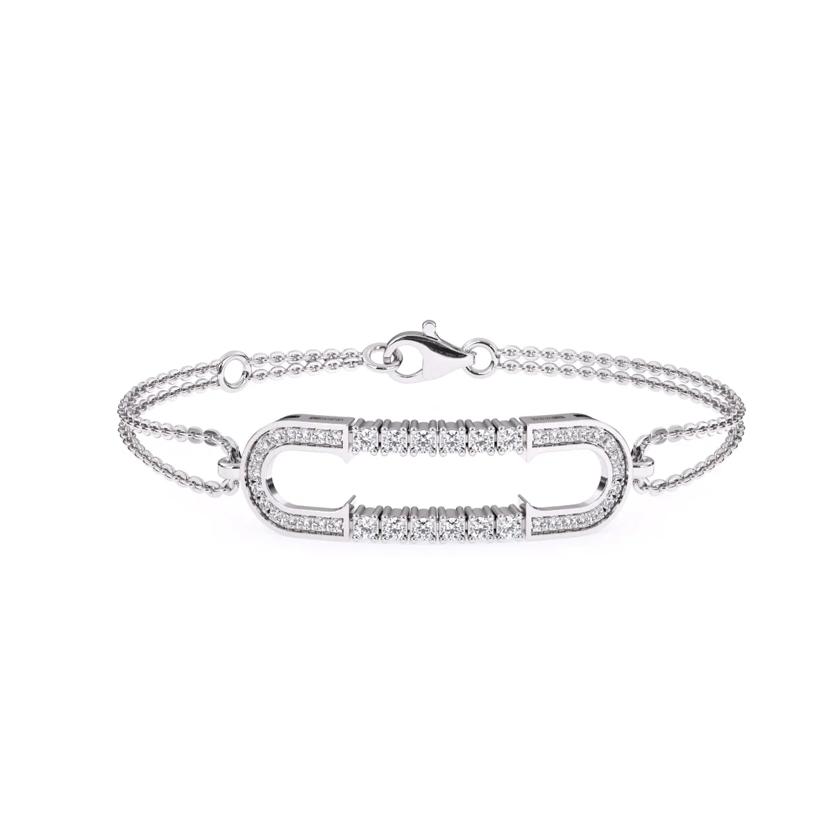 Rose Gold Stylish Charm Adjustable Free Size Designer Bracelet