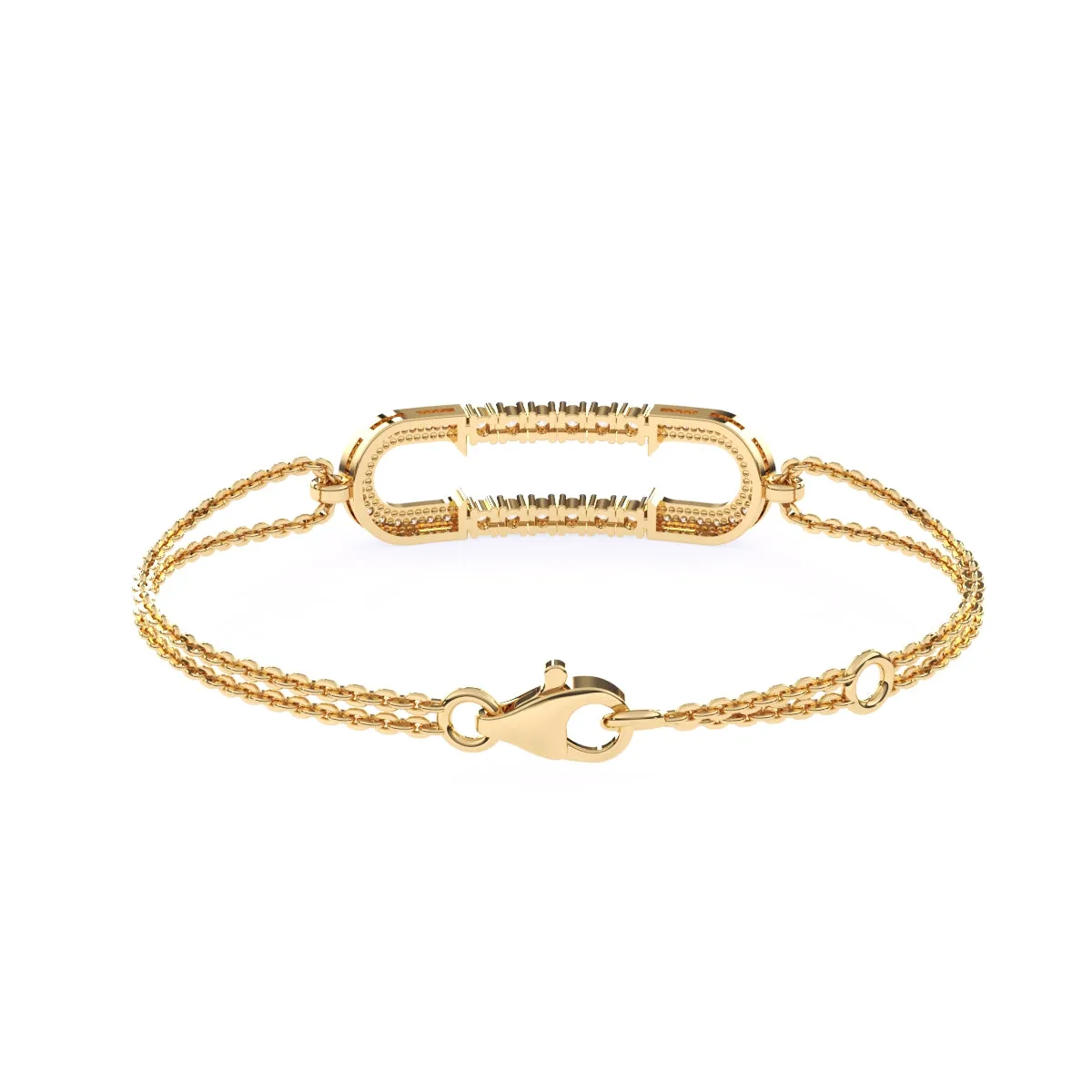 Rose Gold Stylish Charm Adjustable Free Size Designer Bracelet