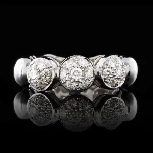 Salavetti 18Kt White Gold Diamond Ring