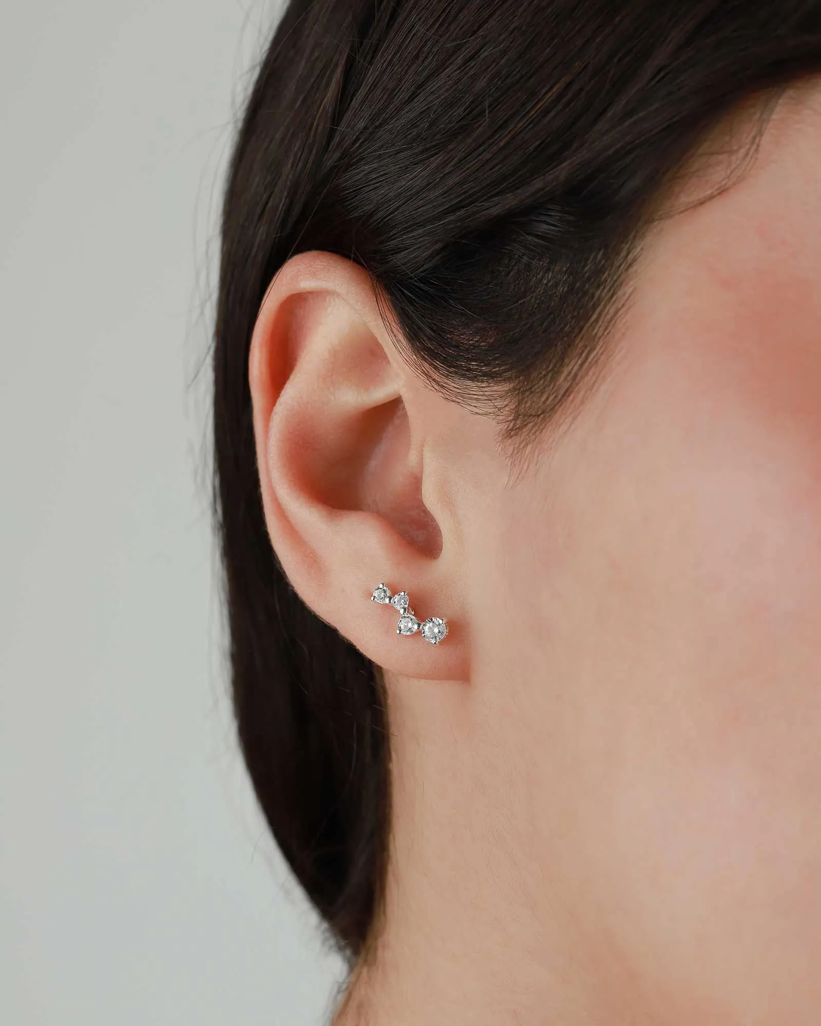 Scatter CZ Studs