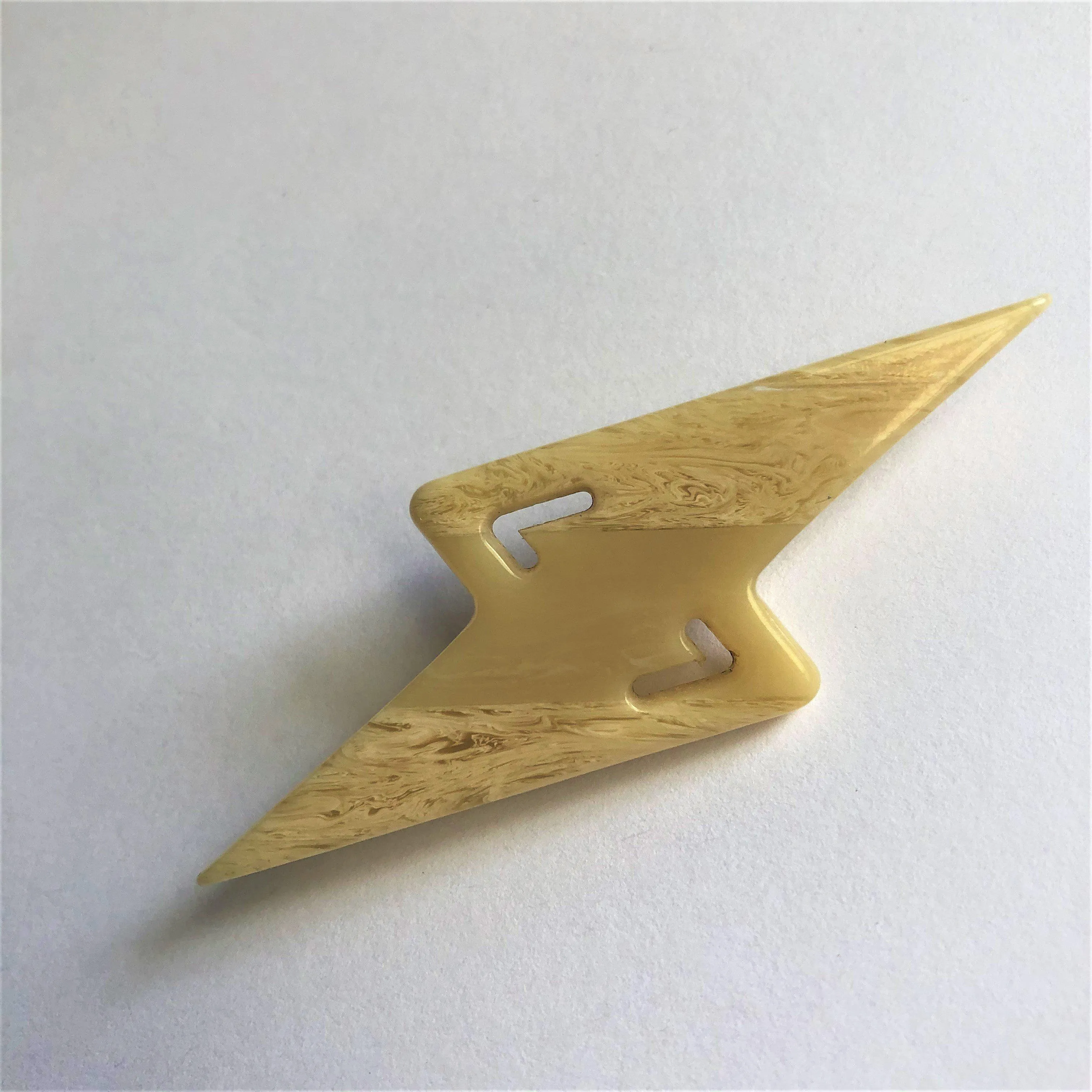 Set of Three Plastic 1960's Retro Brooches