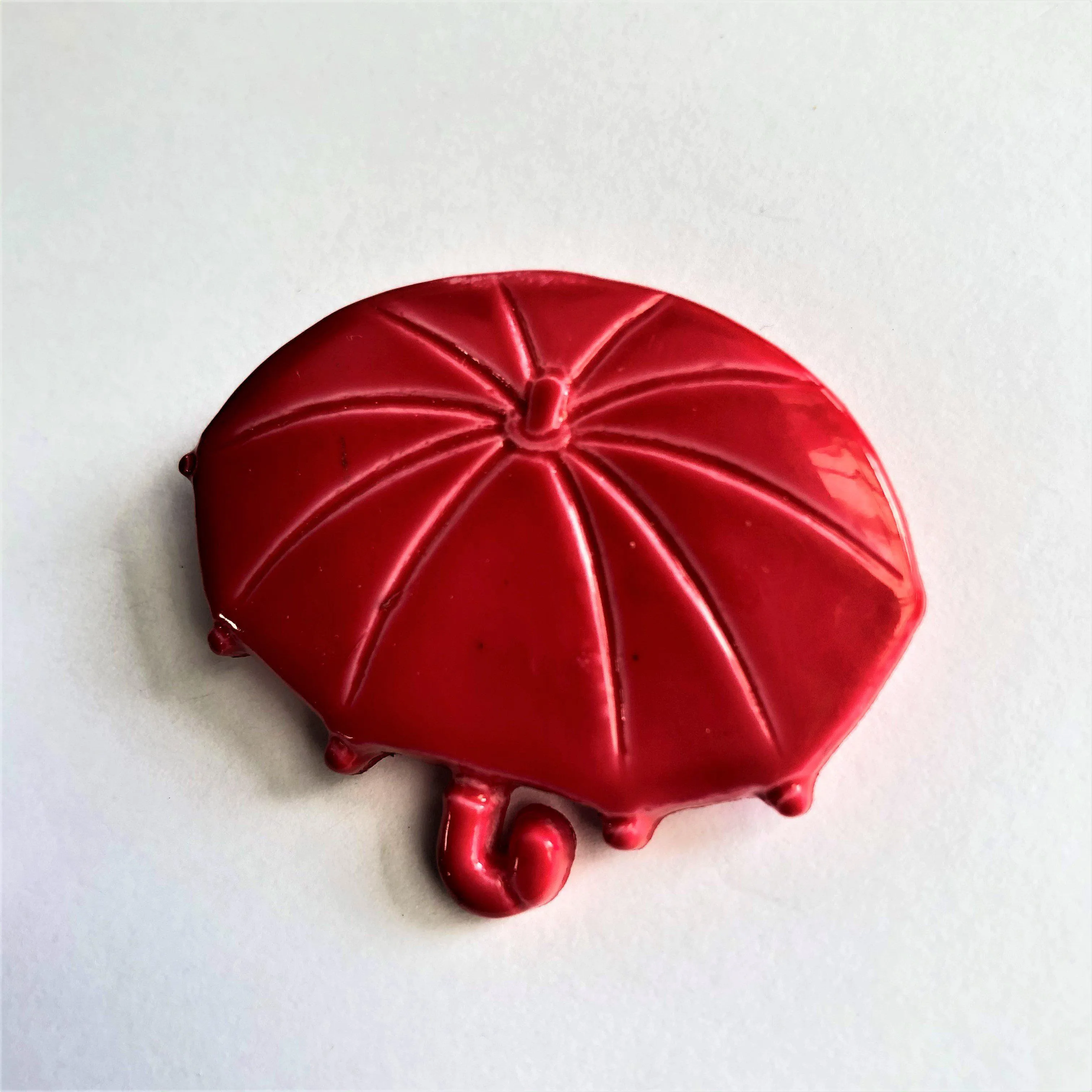 Set of Three Plastic 1960's Retro Brooches