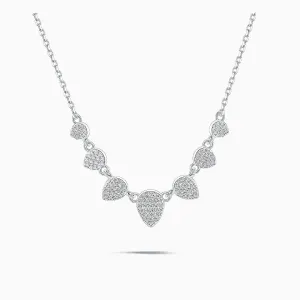 Silver Éclat Pavilion Pendant Necklace