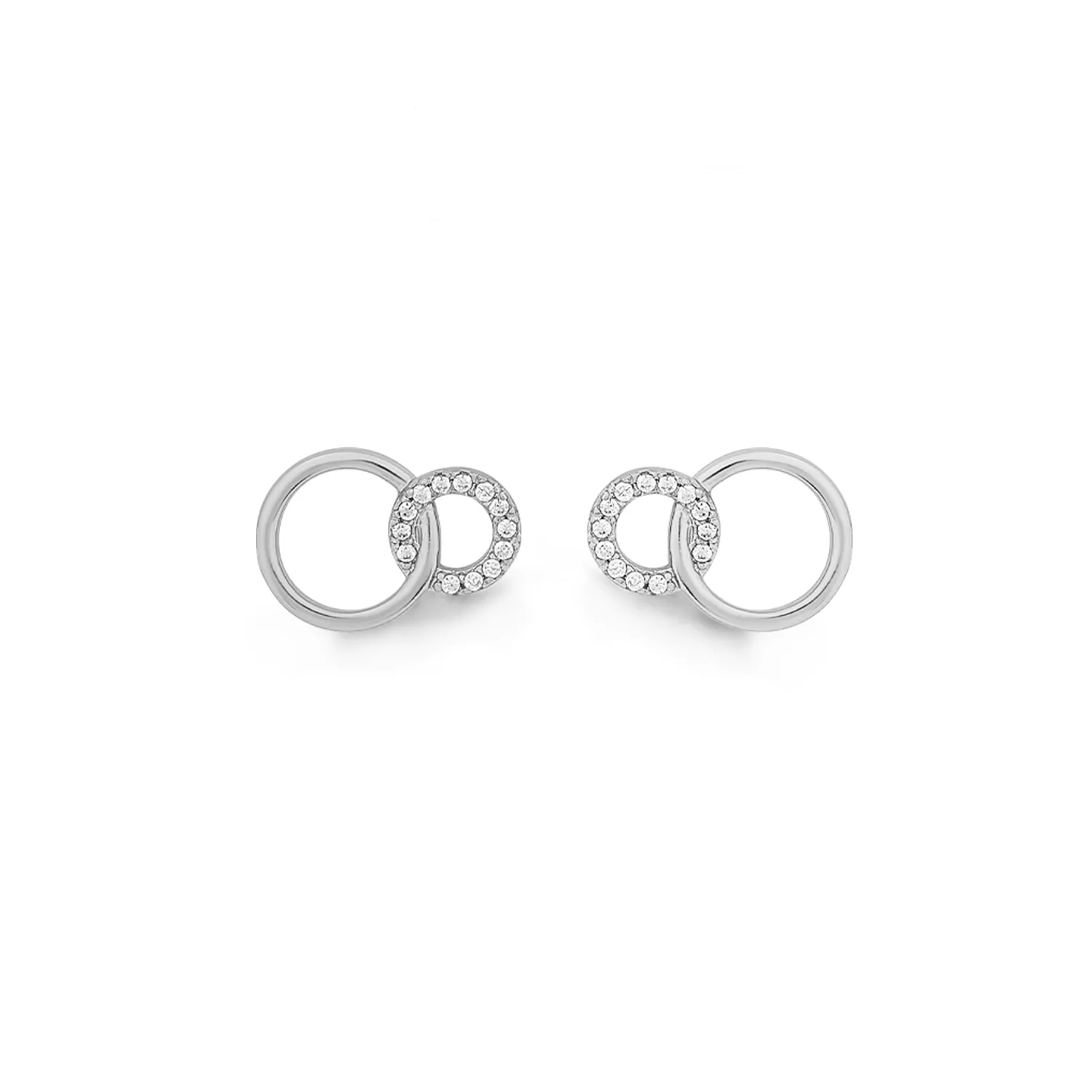 Silver Constance Studs