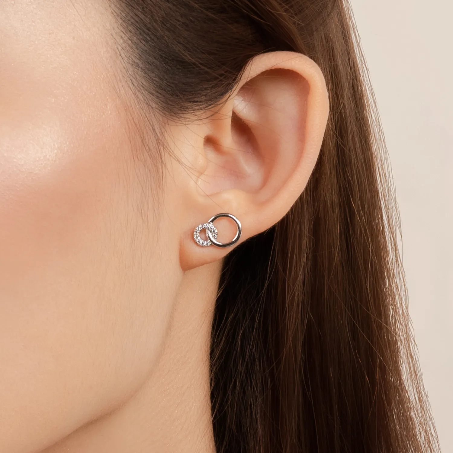 Silver Constance Studs