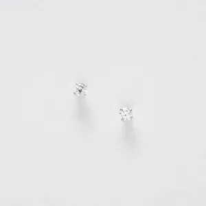 Silver Cubic Zirconia Ear Stud - Elegant Jewelry for Any Occasion