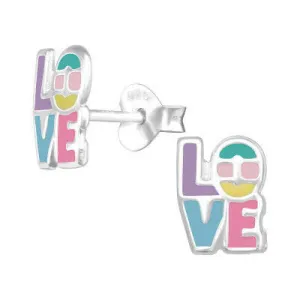 Silver Love Earring Studs - Simple and Elegant Jewelry for Every Occasion