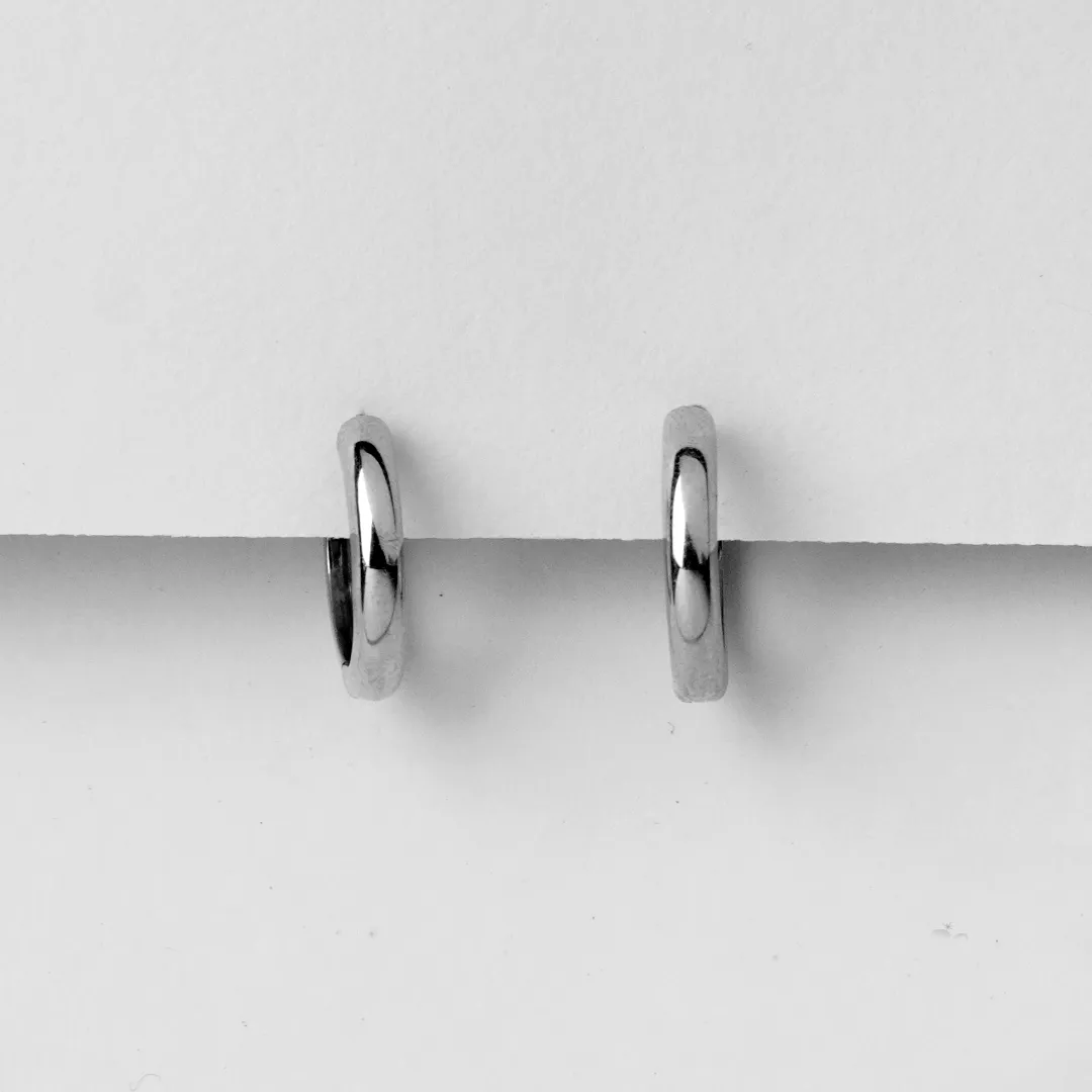 Simple & Classy 925 Sterling Silver Hoops