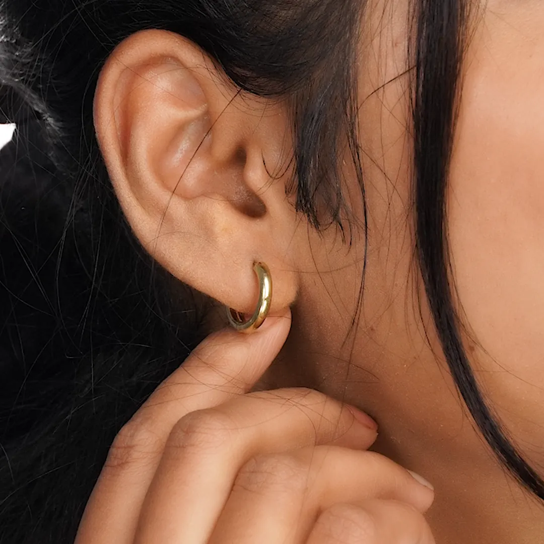 Simple & Classy 925 Sterling Silver Hoops