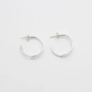 Small Flat Hoops