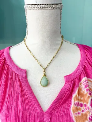 Spartina Nara Teardrop Necklace 18”