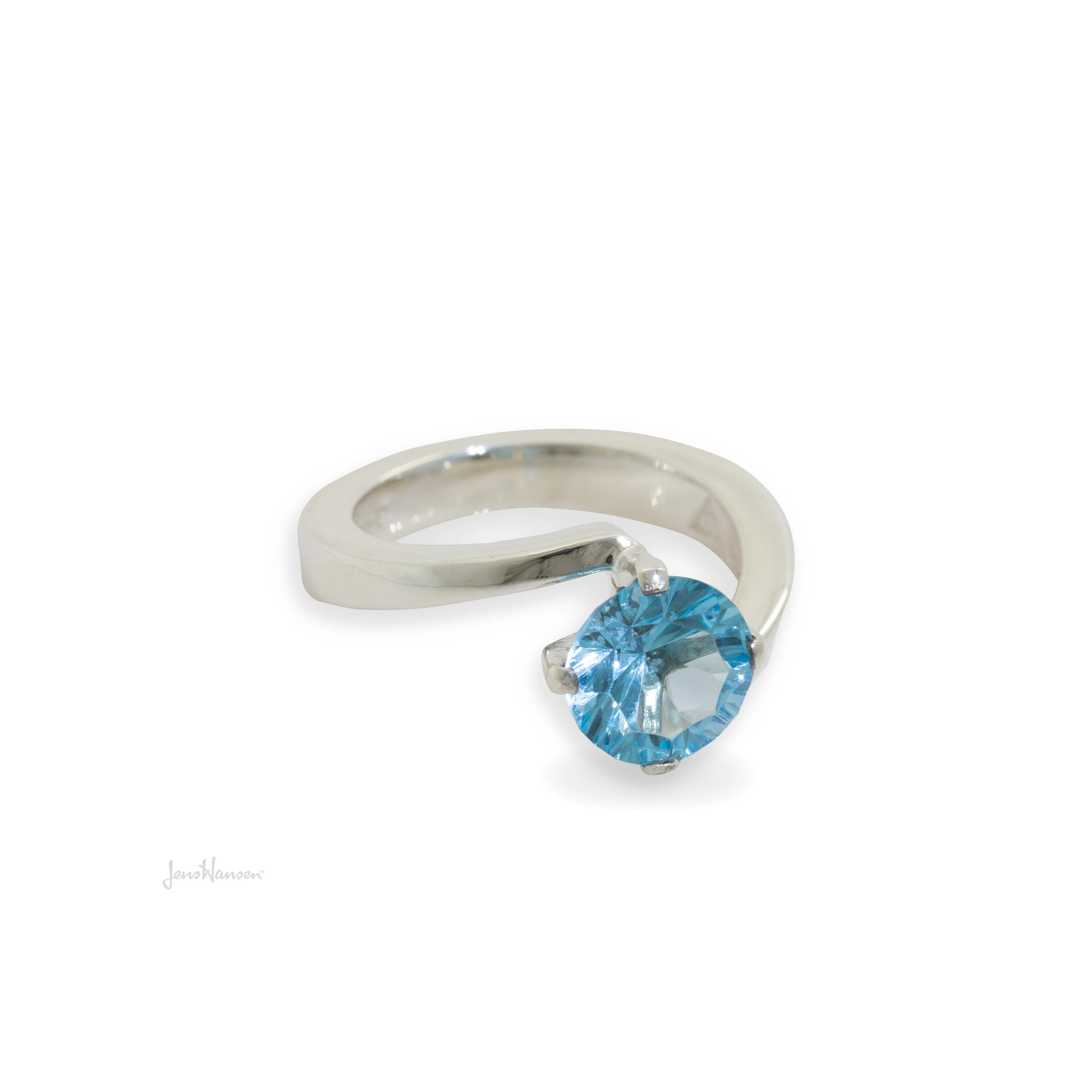 Sterling Silver & Optix cut Gemstone