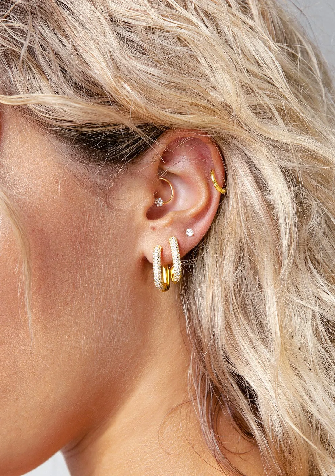 Stylish Piercing Gold