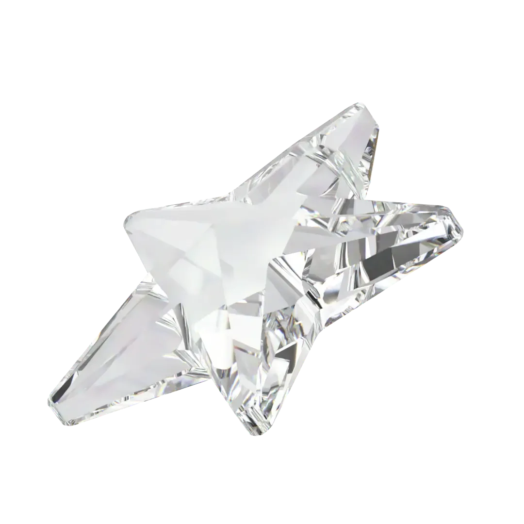Swarovski Pendants Star (6714) Crystal