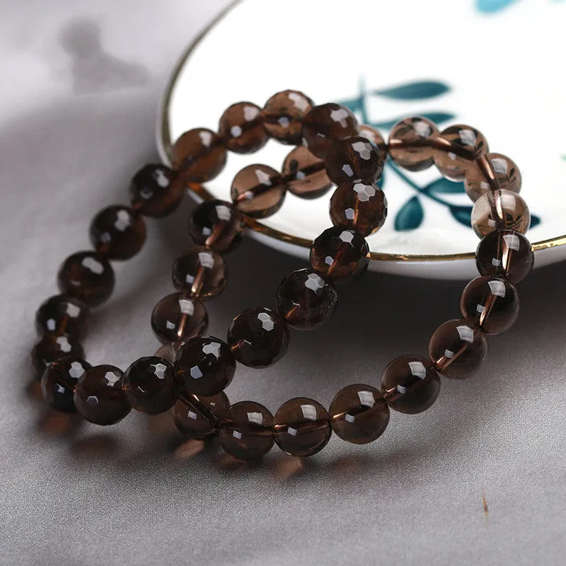 Tea Crystal Single Circle Bracelet Women's