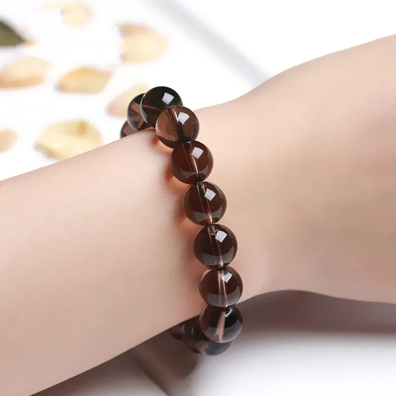 Tea Crystal Single Circle Bracelet Women's