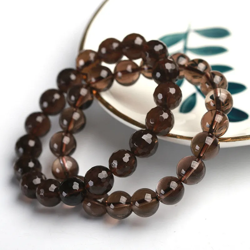 Tea Crystal Single Circle Bracelet Women's