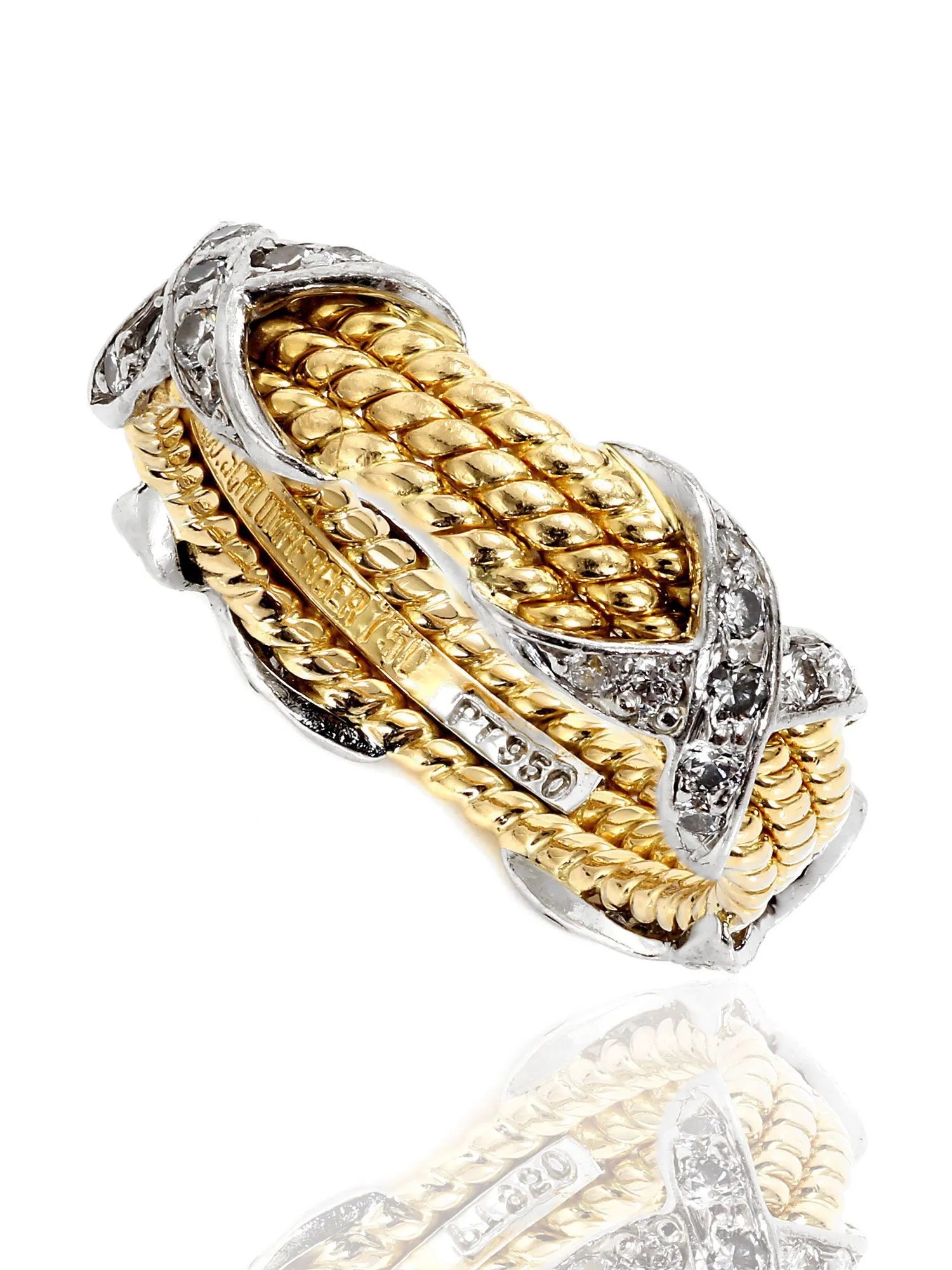 Tiffany & Co Jean Schlumberger Rope Diamond Ring