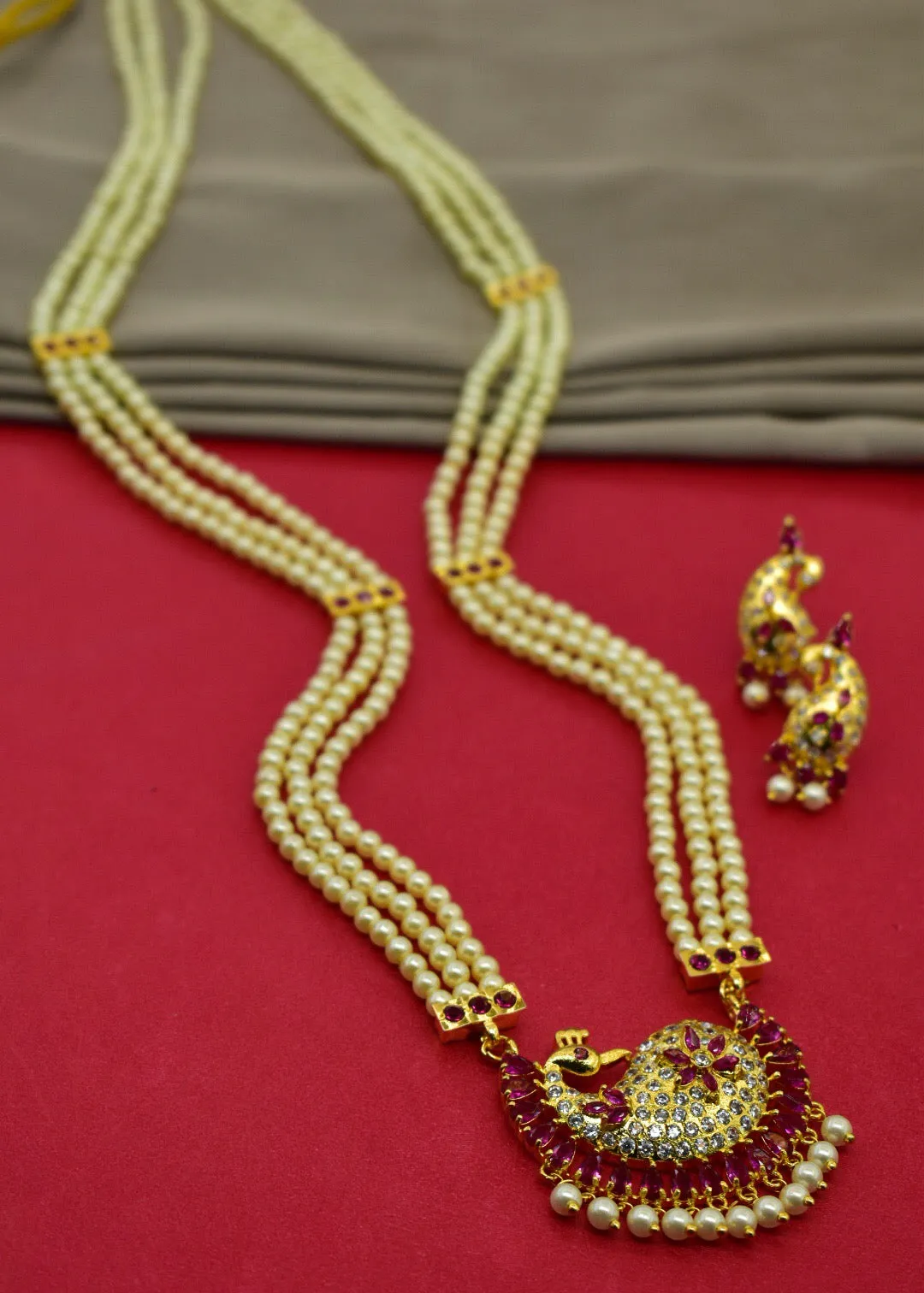 TRENDY PEACOCK NECKLACE