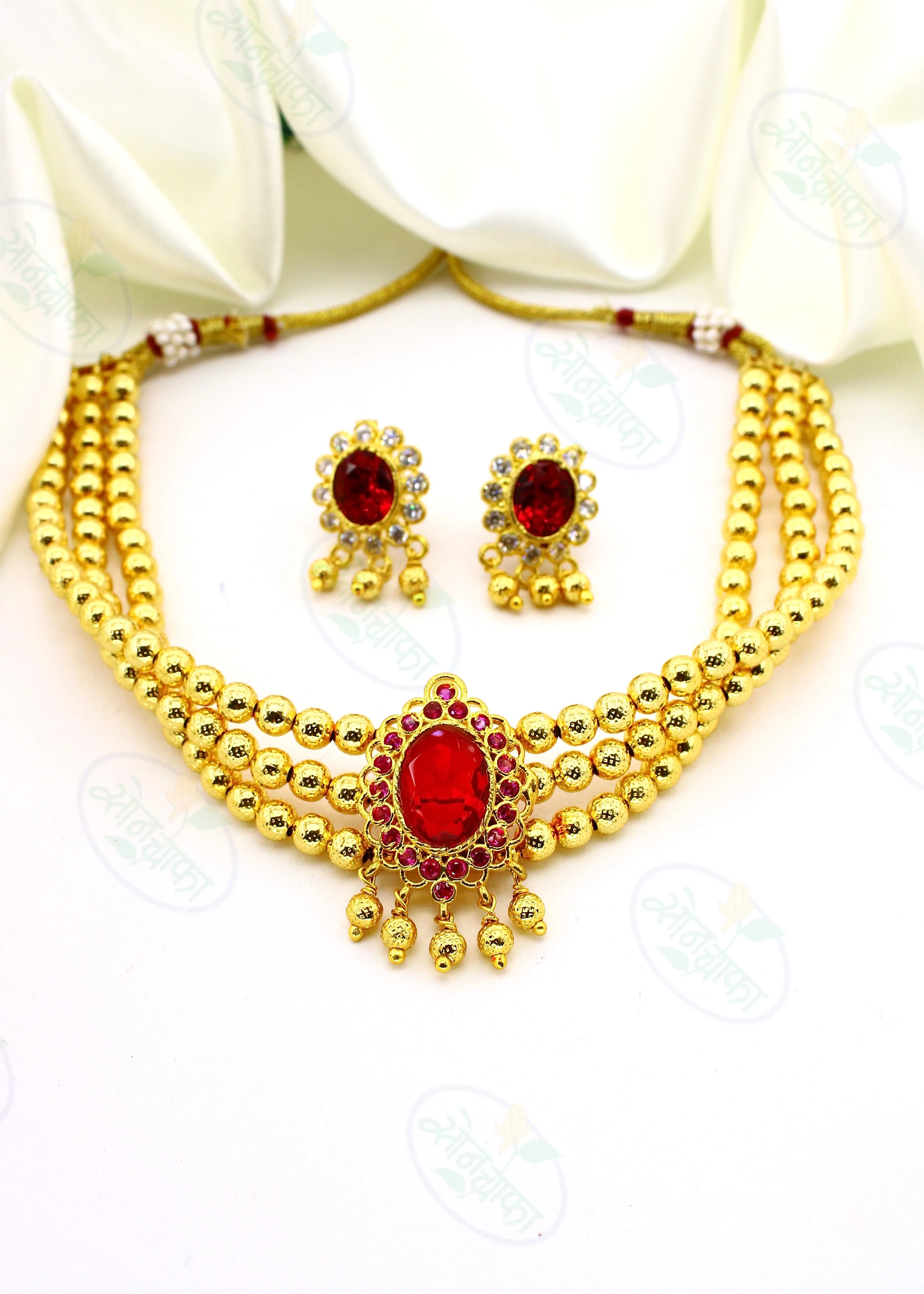 TRENDY TRADITIONAL MALHAR NECKLACE