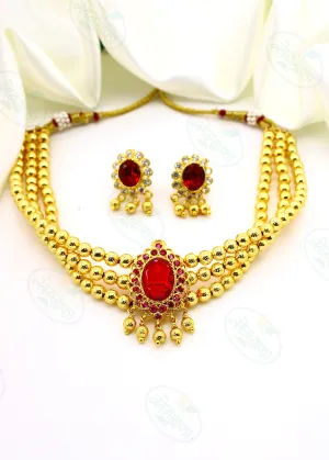 TRENDY TRADITIONAL MALHAR NECKLACE