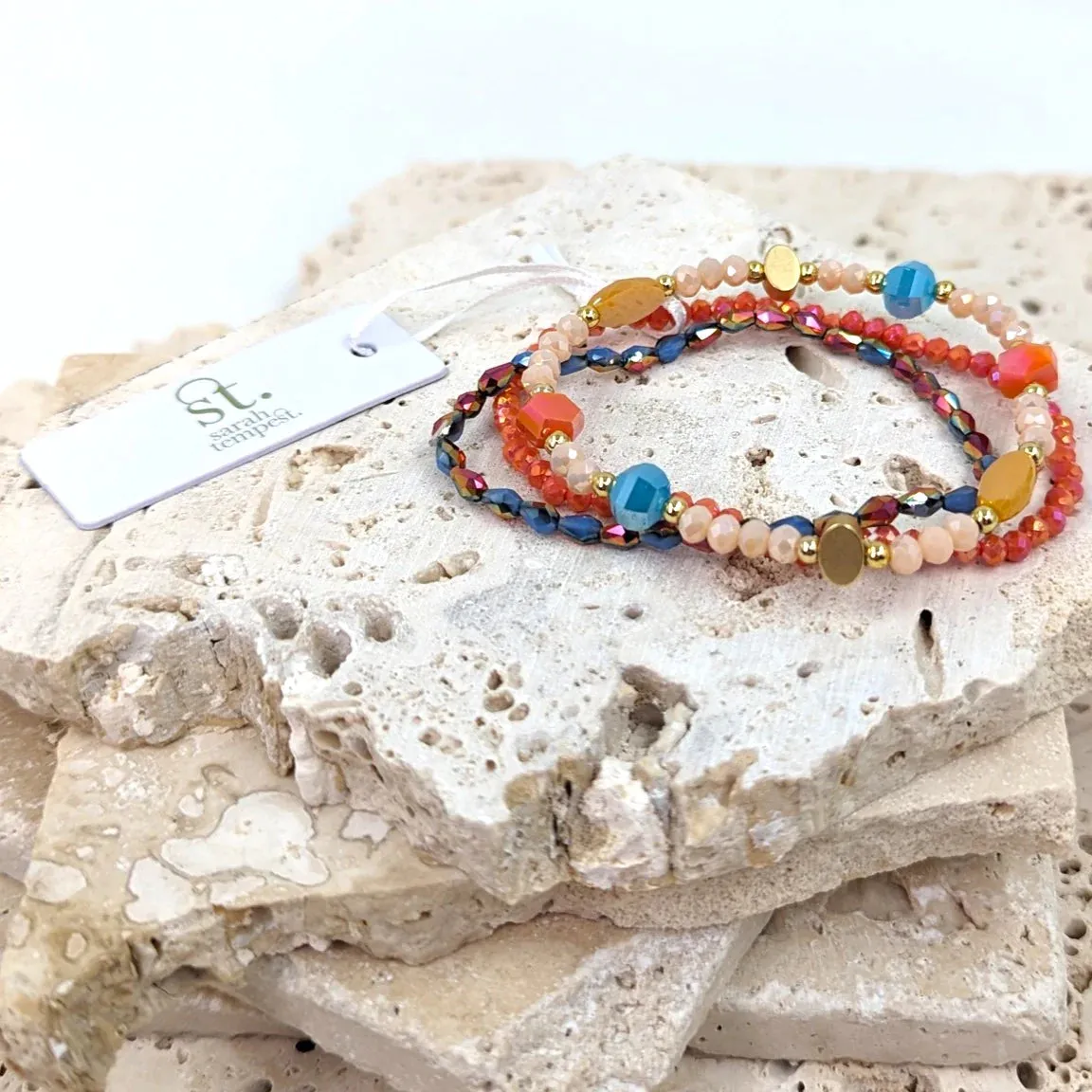 Triple set of Random Stretchy Bracelets