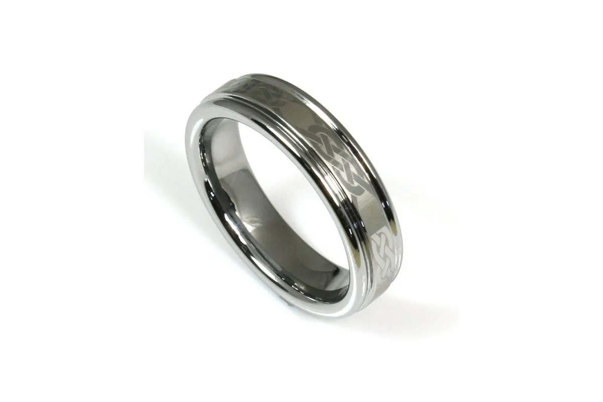 Tungsten Chain Link Design Band