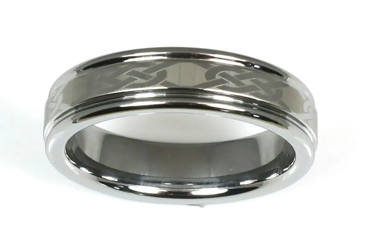 Tungsten Chain Link Design Band