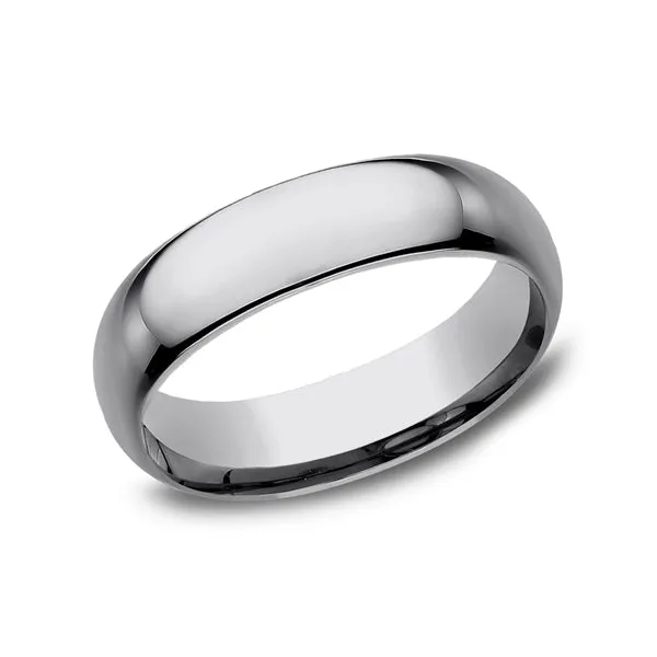 Tungsten Comfort-Fit Design Wedding Band