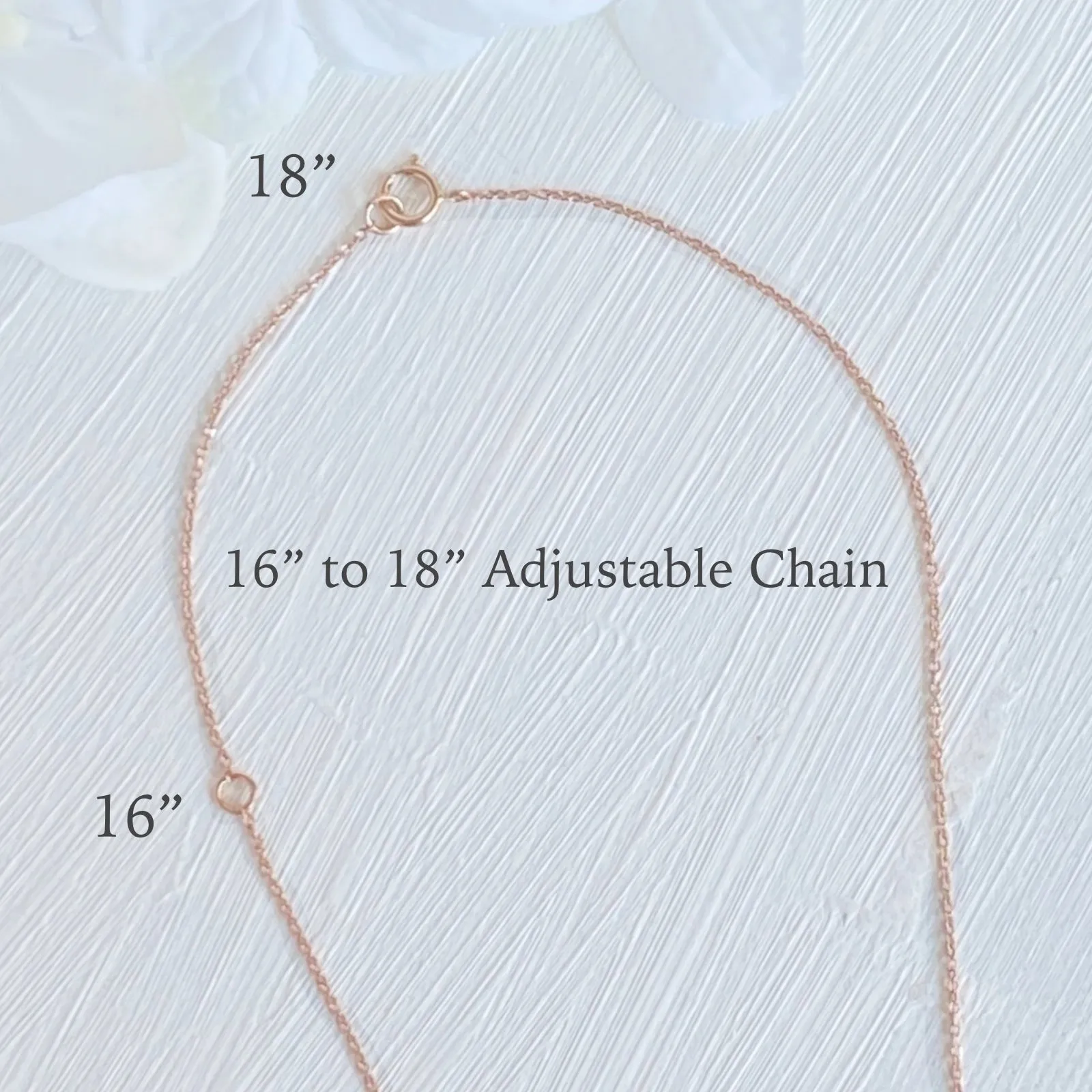 U Shaped White Diamond Necklace in 14k Gold Curved Crown Pendant