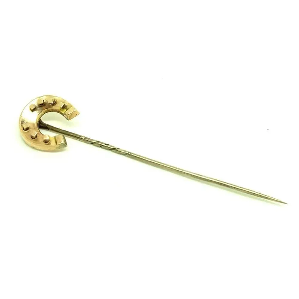 Victorian Horseshoe Cravat Tie Pin