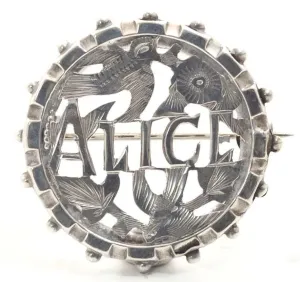 Vintage 1880 'Alice' Brooch