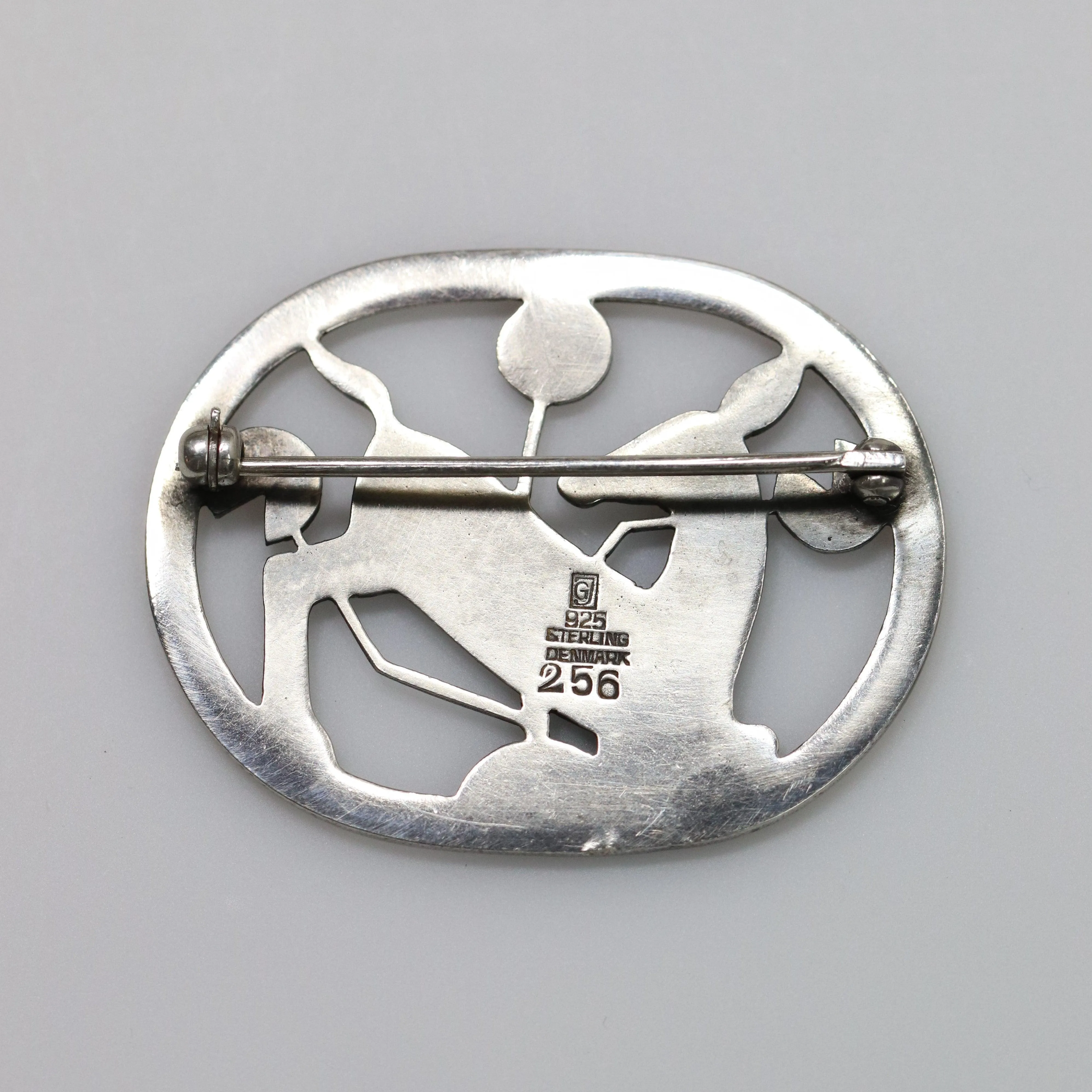 Vintage Georg Jensen Jewelry | Arno Malinowski Kneeling Deer Brooch 256