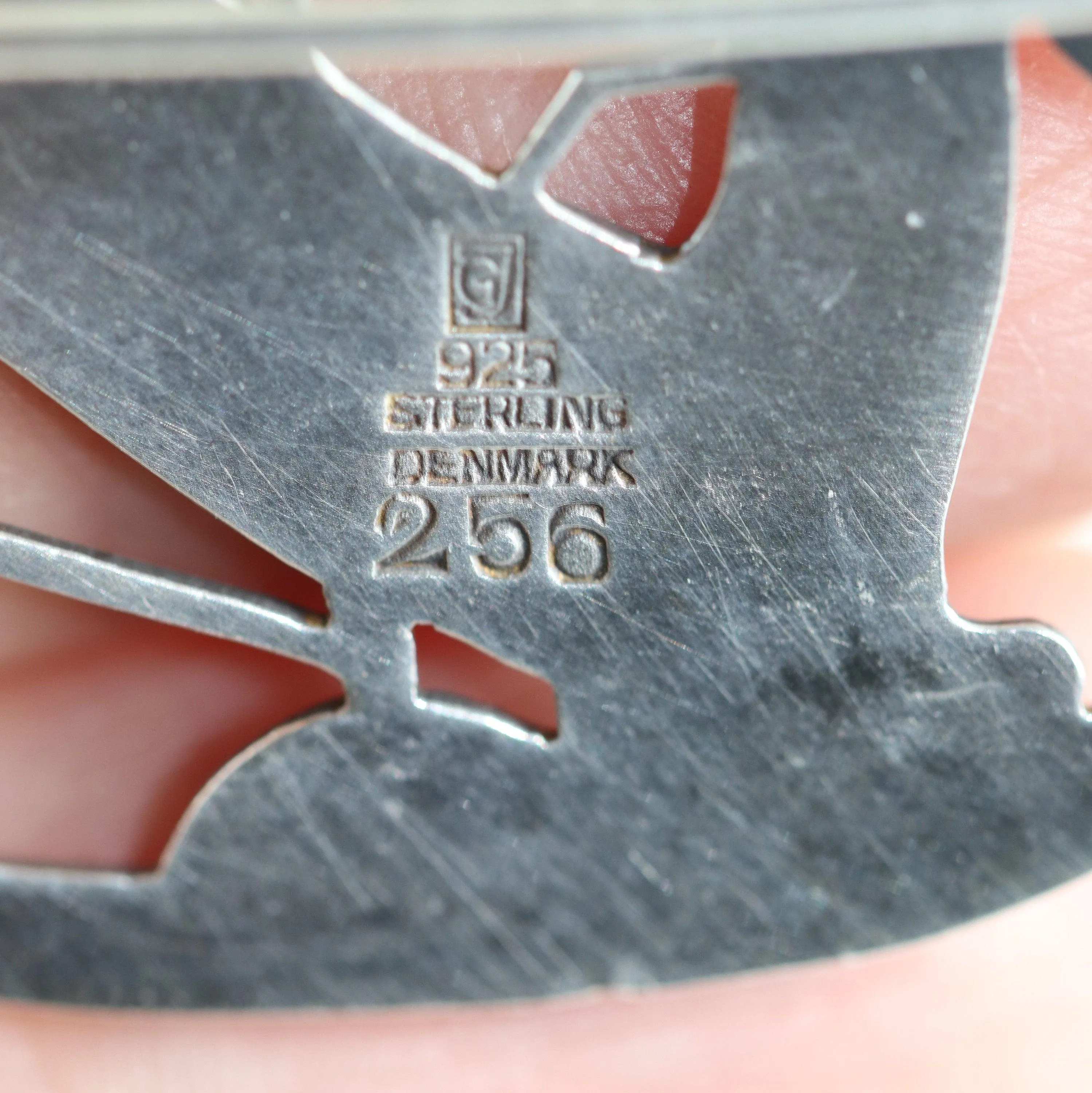 Vintage Georg Jensen Jewelry | Arno Malinowski Kneeling Deer Brooch 256