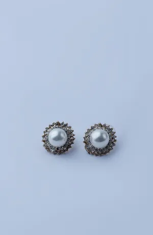 WOMEN EARRINGS - WHITE (WAJE23W-1047)